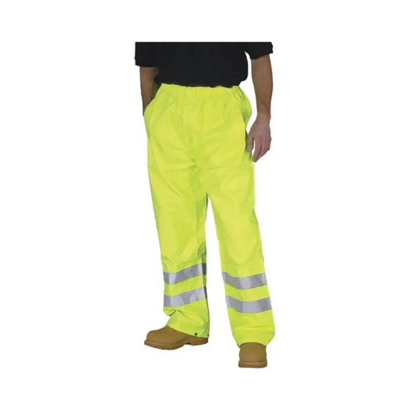 Select Size L Hi-Vis Traffic Trousers - Yellow