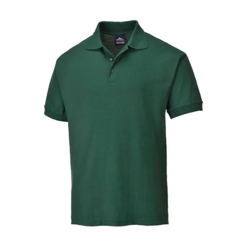 Portwest Size M - Naples Polo T-Shirt Bottle - Green