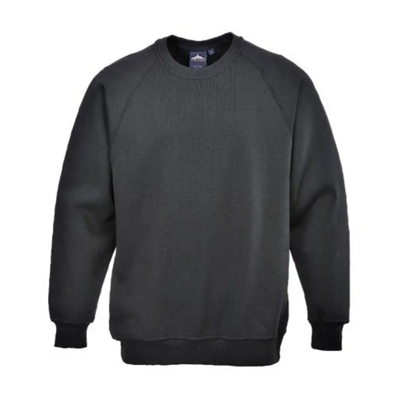 Portwest Size S - Roma Sweatshirt - Black