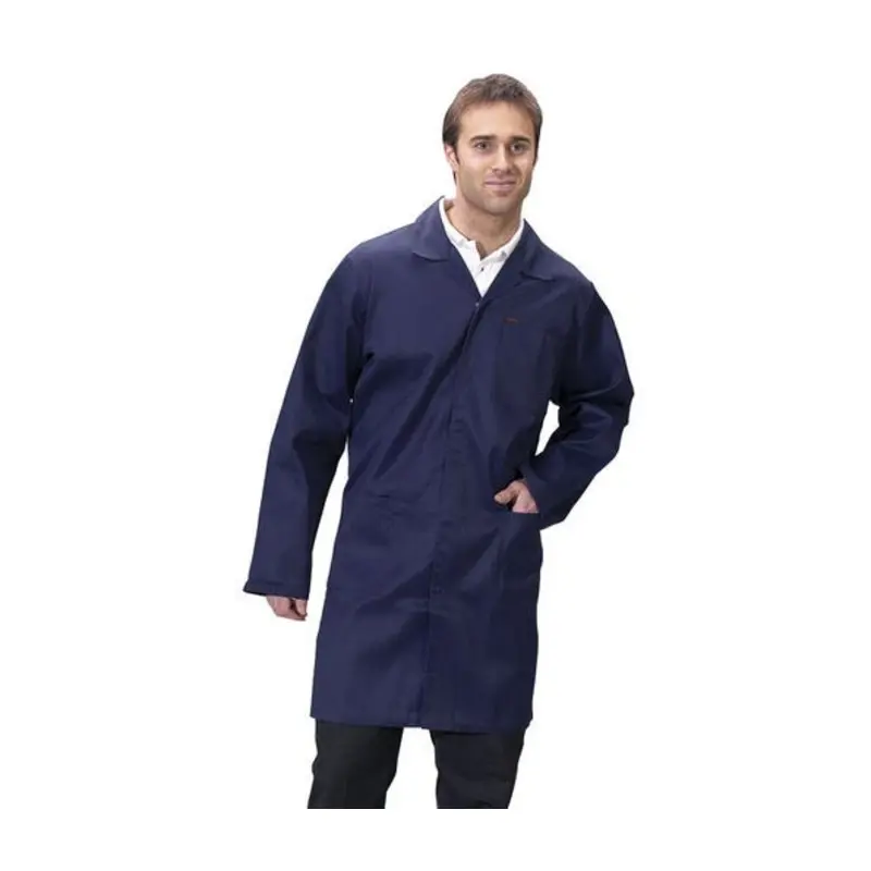 Select 44in Polyester/Cotton Warehouse Coat - White