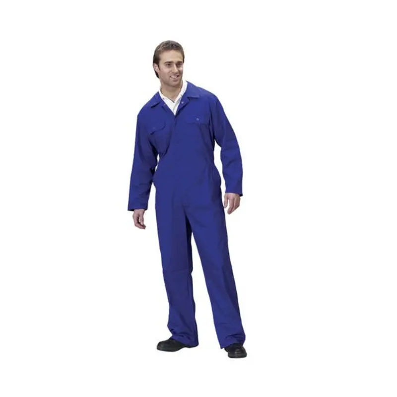 Select 48in Polycotton Stud Front Boilersuit - Navy