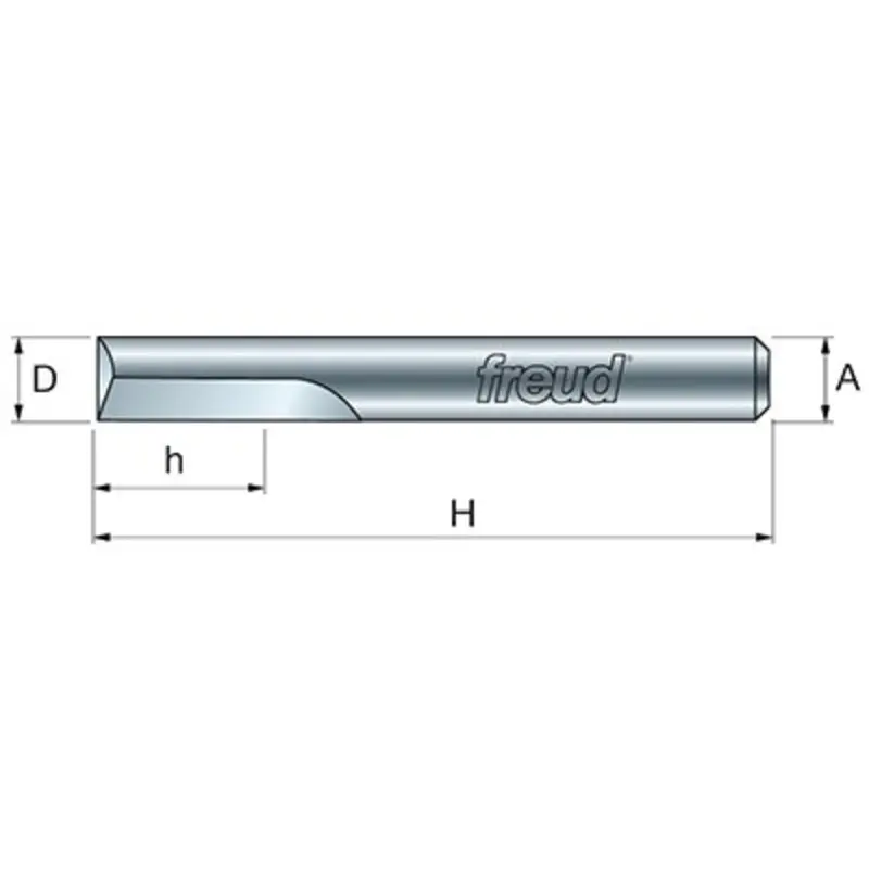 Freud 12-13050 Router Straight Bit 1/2In