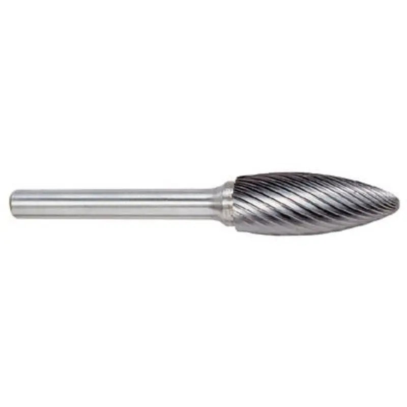 Hertel 12.5 x 6mm Flame Shape with Single Cut Burr