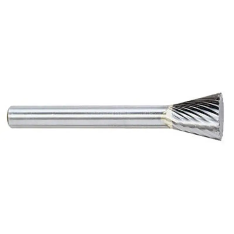 Hertel 12.5 x 6mm Inverted Cone Shape with Single Cut Burr