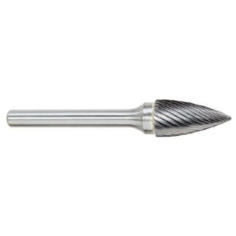 Garryson 12 x 6mm Pointed Tree Shape Coated Carbide Burr