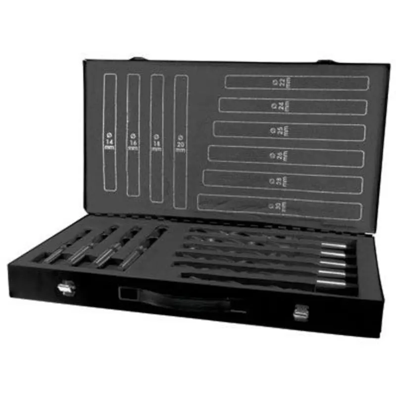 Ruko 10PC 14-30mm Taper Shank Twist Drill Set