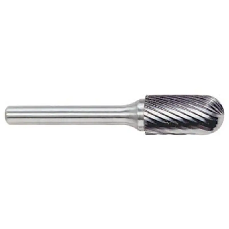Garryson 10 x 6mm Ball Nosed Cylinder Coated Carbide Burr With Diamond Cut