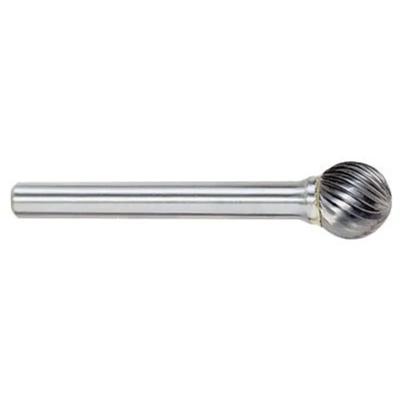 Garryson 10 x 6mm Ball Shape Coated Carbide Burr With Aluminium Cut