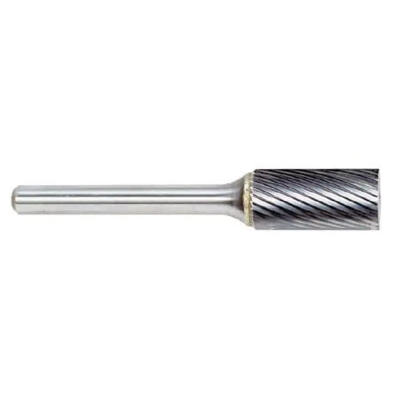 Garryson 10 x 6mm Cylinder Shape Coated Carbide Burr With Aluminium End Cut