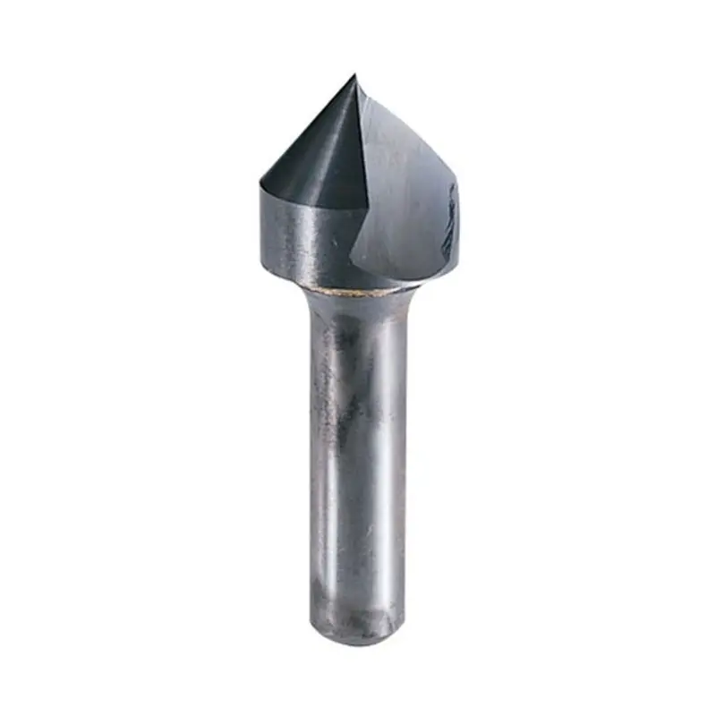 Interstate 1/2in Solid Carbide Single Flute 100 Countersink