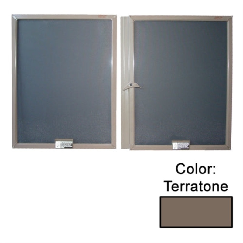 Andersen G55 400 Series Gliding Window Full 2 Piece Truscene Screen in Terratone
