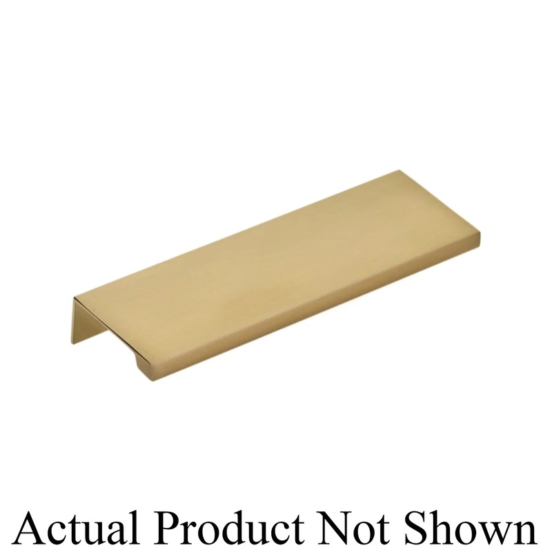 EMTEK Modern Series 87120-US19 Edge Pull, 7-1/4 in L Handle, 3/4 in H Handle, 1-3/4 in Projection, Flat Black