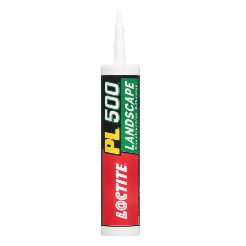 LOCTITE PL500 1654392 Landscape Block Construction Adhesive, Liquid, Light Tan, Acetone, 2 to 7 days Curing, 10 oz
