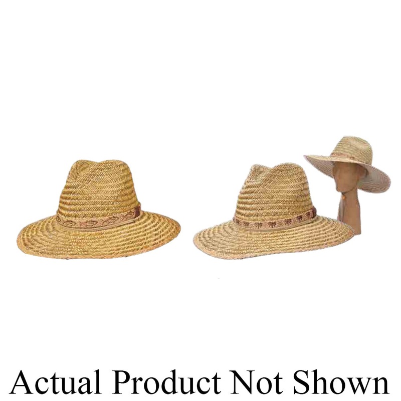 SCALA MS337OS Series MS337OS-ASST Sea Glass Lifeguard Hat, S/M, L/XL, Rush Straw Outer, Assorted