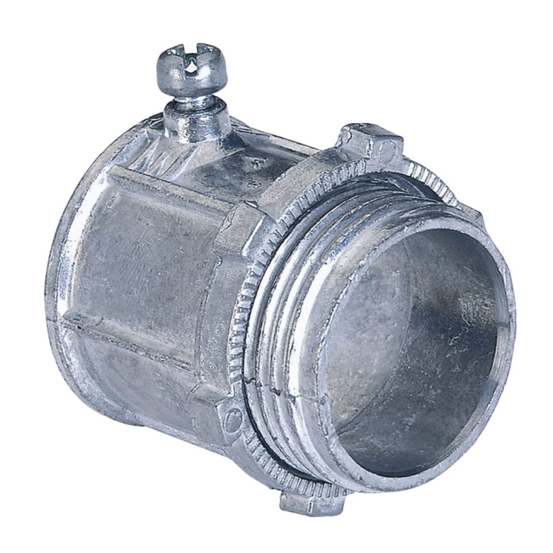 Sigma 49230 Set Screw Connector, 1/2 in Trade, Zinc