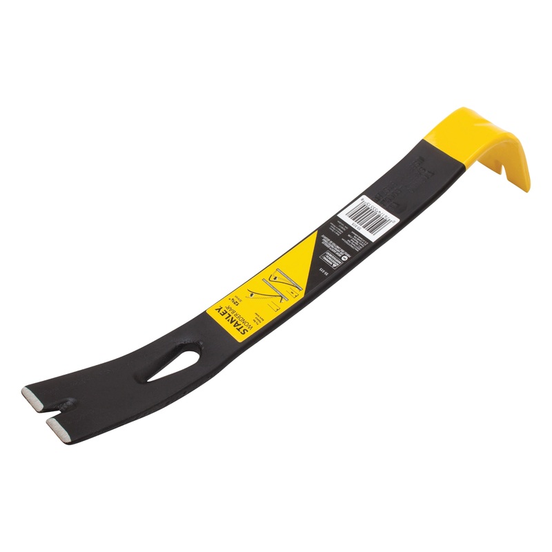 STANLEY Wonder Bar 55-515 Pry Bar, 12-3/4 in OAL, High Carbon Steel Bar