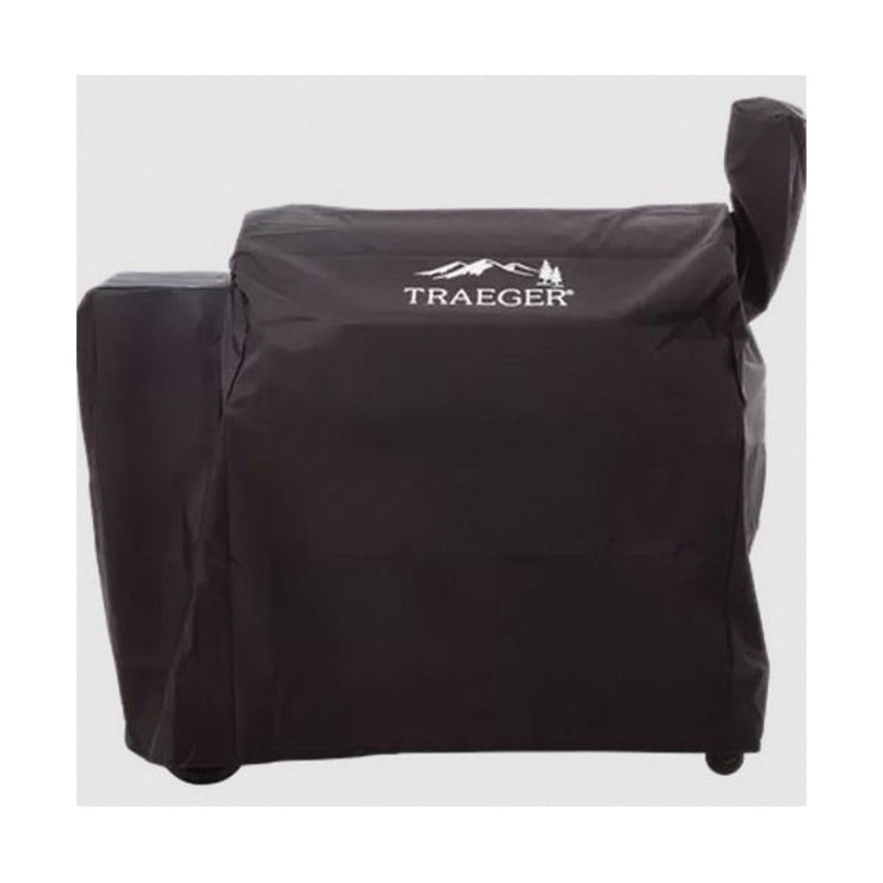 TRAEGER BAC380 Full Length Grill Cover, 42 in L, Polyester, Black