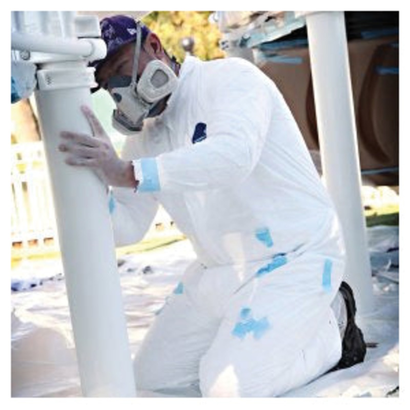 TRIMACO 14121 Protective Disposable Coverall, M, DuPont/TYVEK, White