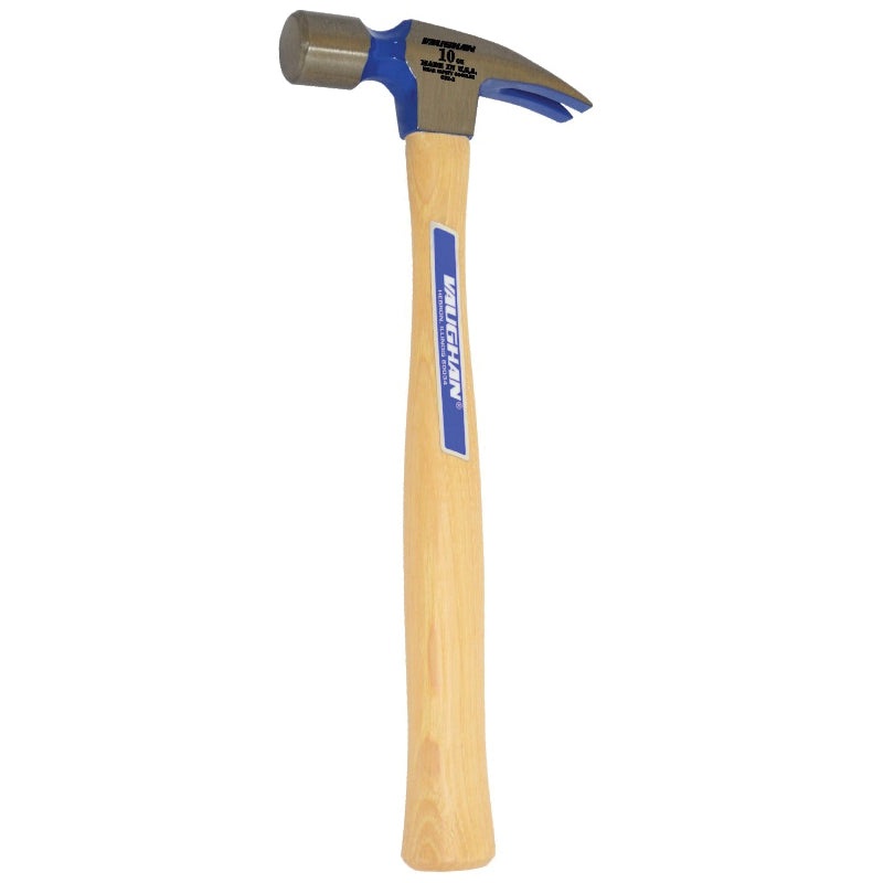VAUGHAN #9 Rip Hammer, 10 oz Head, Steel Head, Hickory Wood Handle